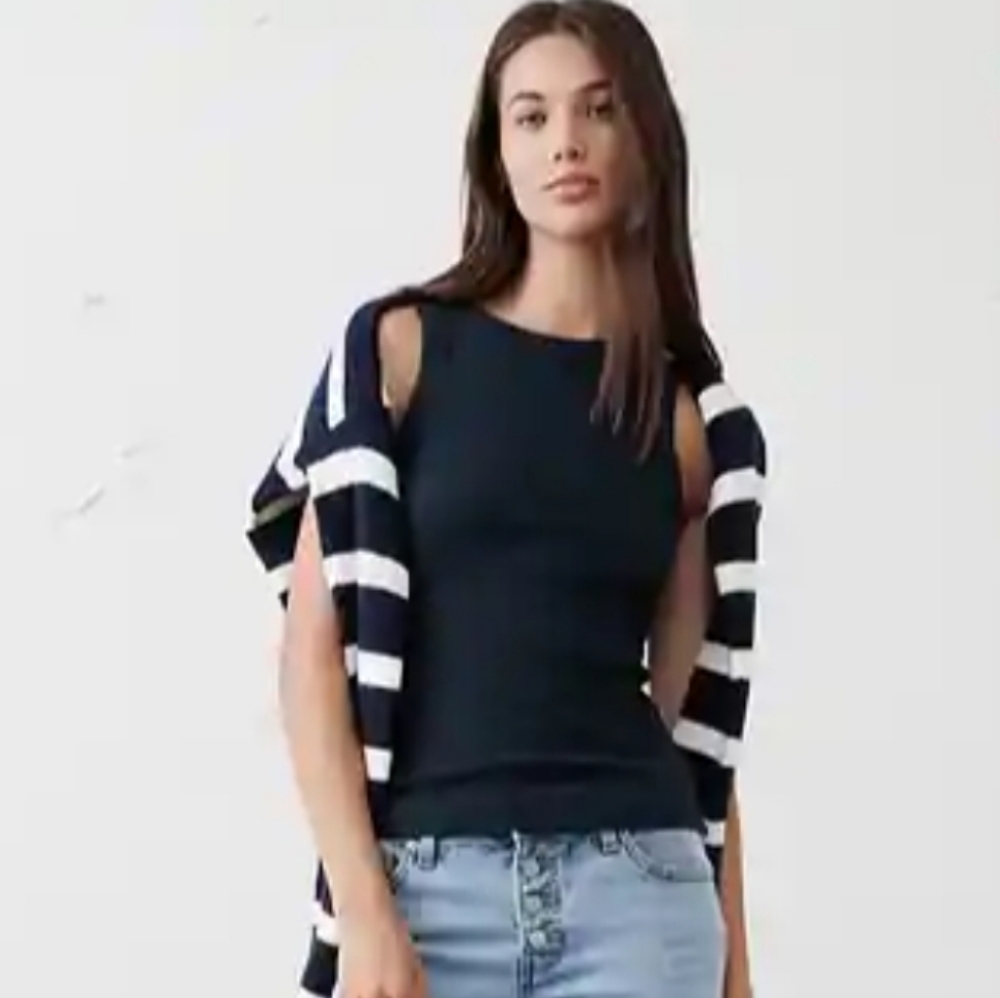 Banana Republic Ribbed Racer Tank